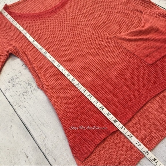 Anthropologie {Moth} ombré waffle light weight pullover *shop@iamwarrior - Picture 6 of 9